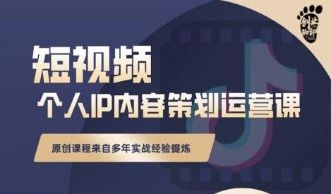 抖音短视频个人ip内容策划实操课，真正做到普通人也能实行落地-一起去尚学资源库