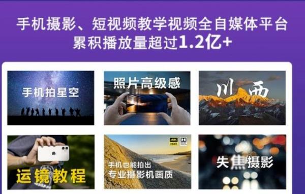 2022玩转手机影像全系课，零基础的小白也能进阶成为手机摄影专业人士-一起去尚学资源库